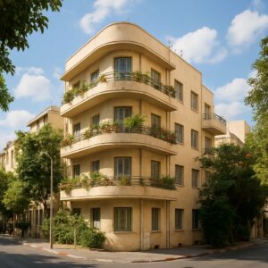 בניין בתל אביב פנינה וידר אדריכלות